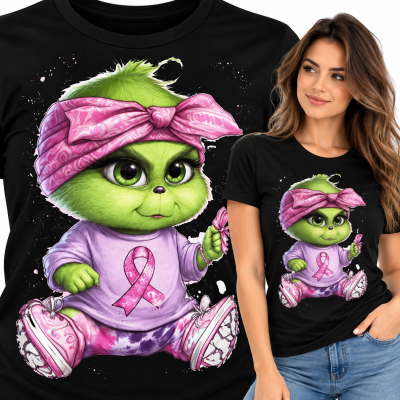 KOSZULKA DAMSKA  ŚWIĄTECZNA GRINCH BABY GIRL